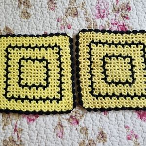 Vintage Crochet Hot Pads/Pot Holders